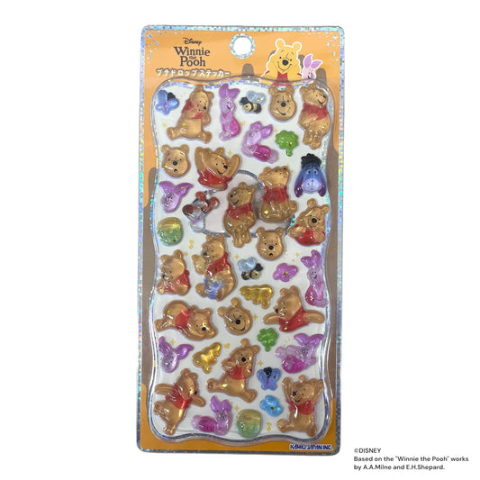 プチドロップステッカー　くまのプーさん