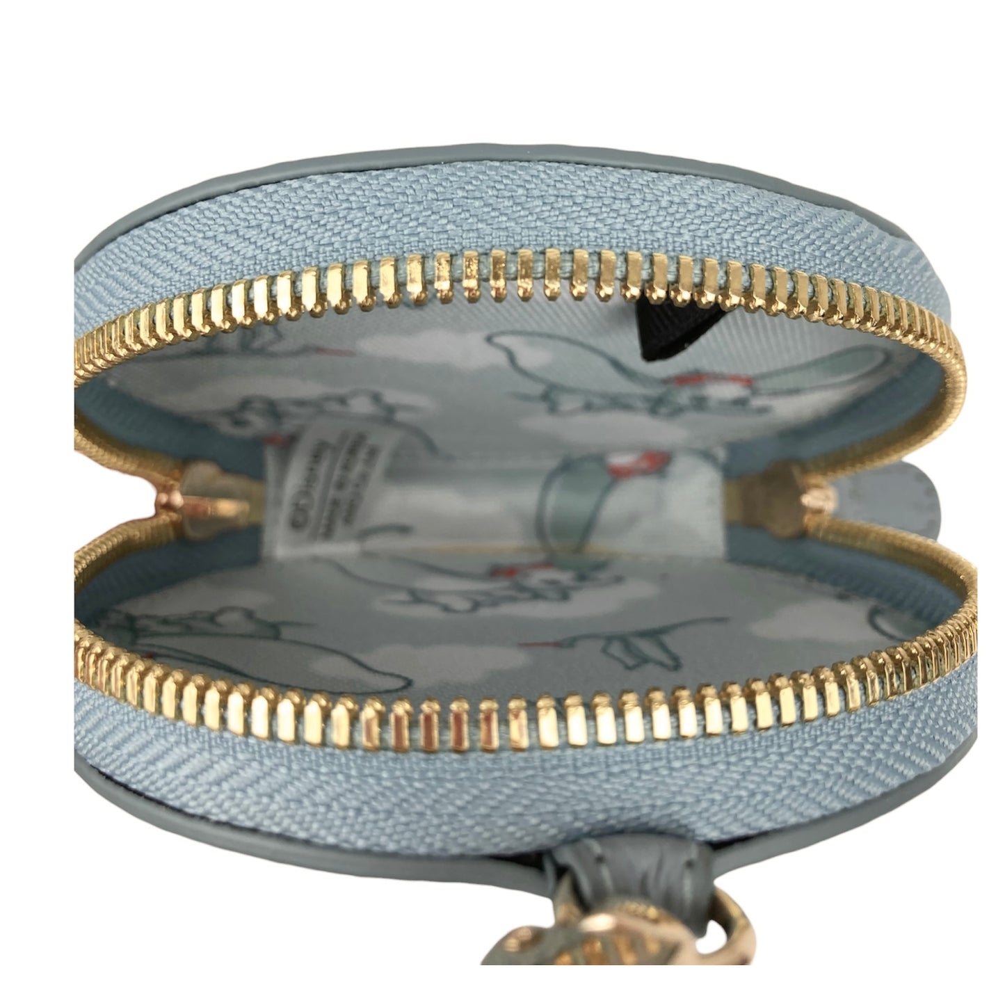 本革ラウンドポーチ　ダンボ