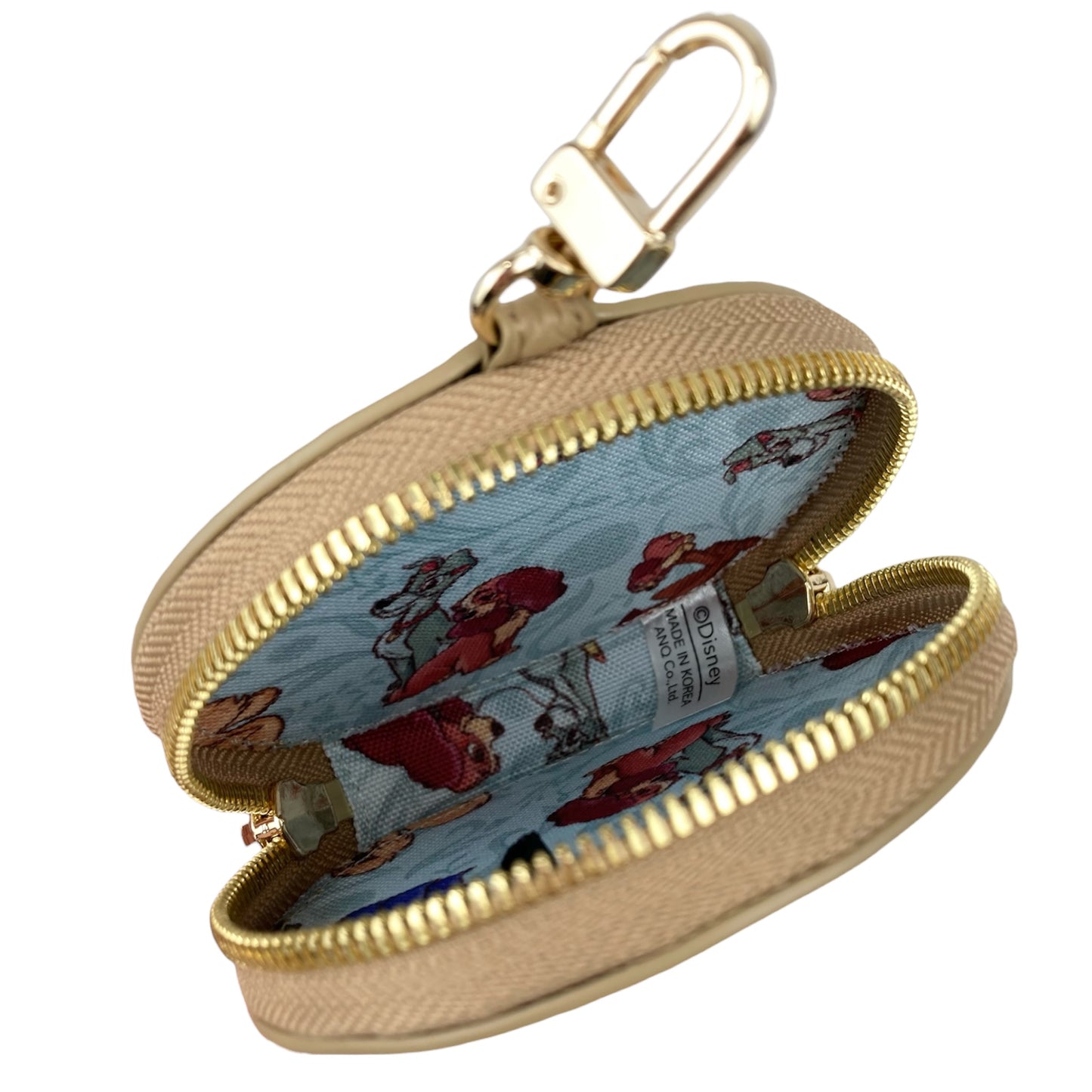 本革ラウンドポーチ　わんわん物語　ベビーレディ