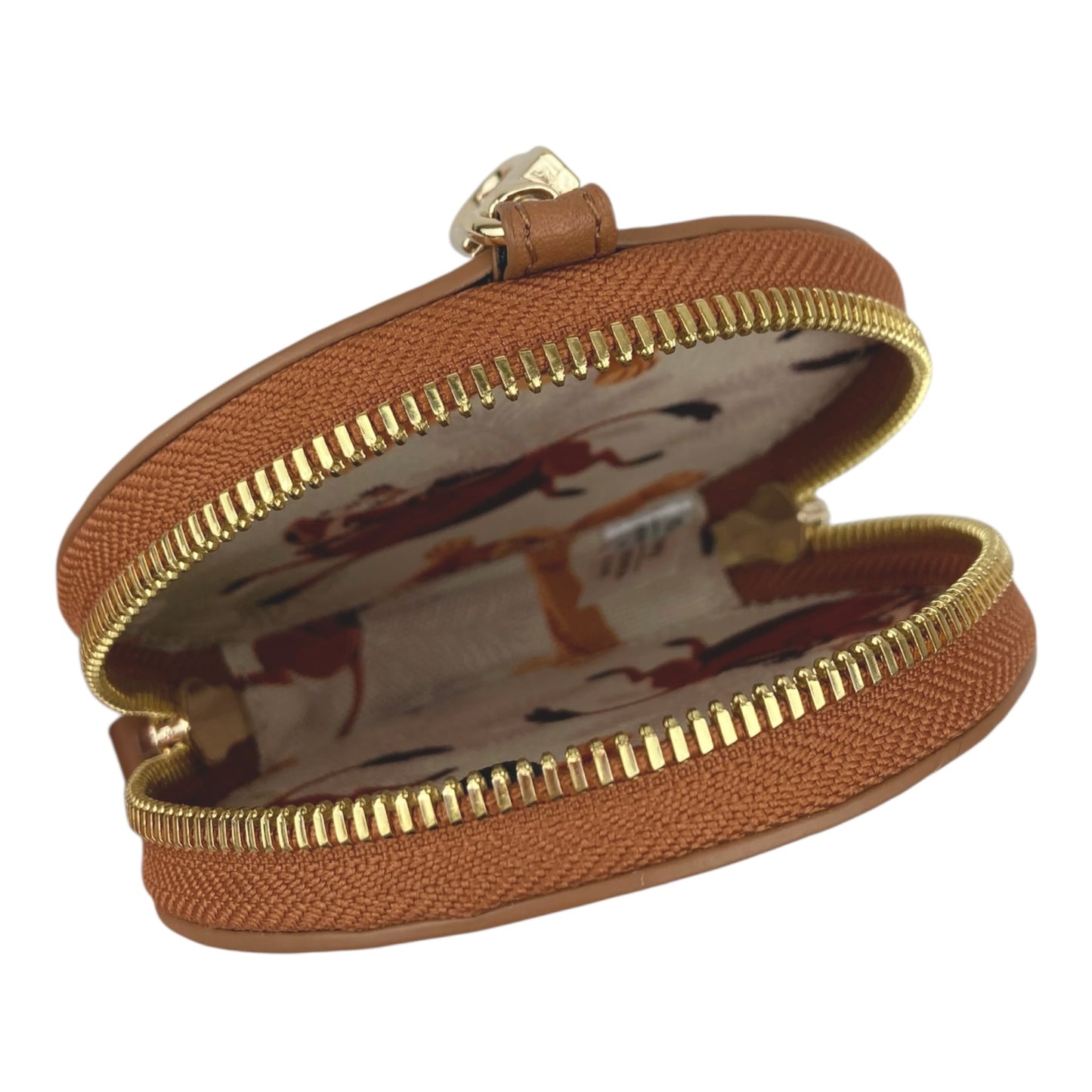 本革ラウンドポーチ　ライオン・キング　シンバ