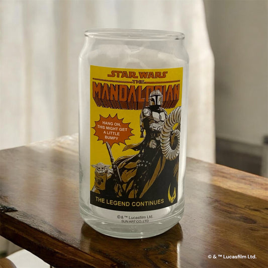 缶型グラス　スター・ウォーズ　マンダロリアン＆グローグー　イエロー