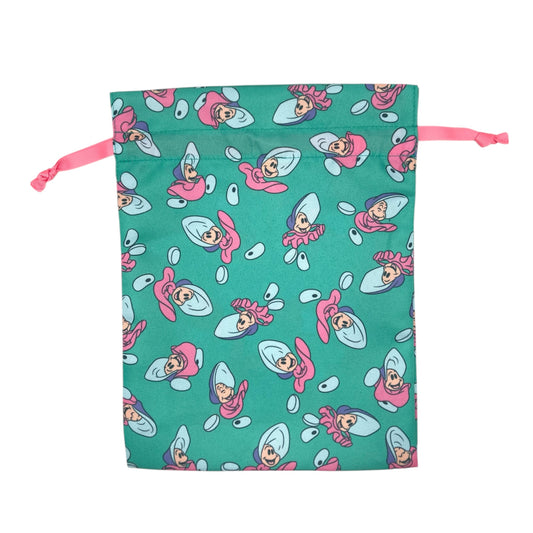 トラベル巾着　ふわふわ　ベビーオイスターズ