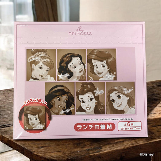 【1BOX 6個入り】ランチ巾着M　ディズニープリンセス