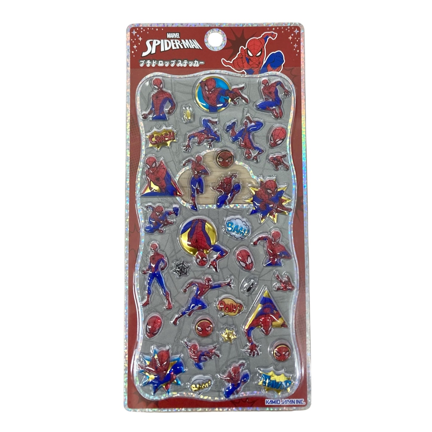 プチドロップステッカー　スパイダーマン