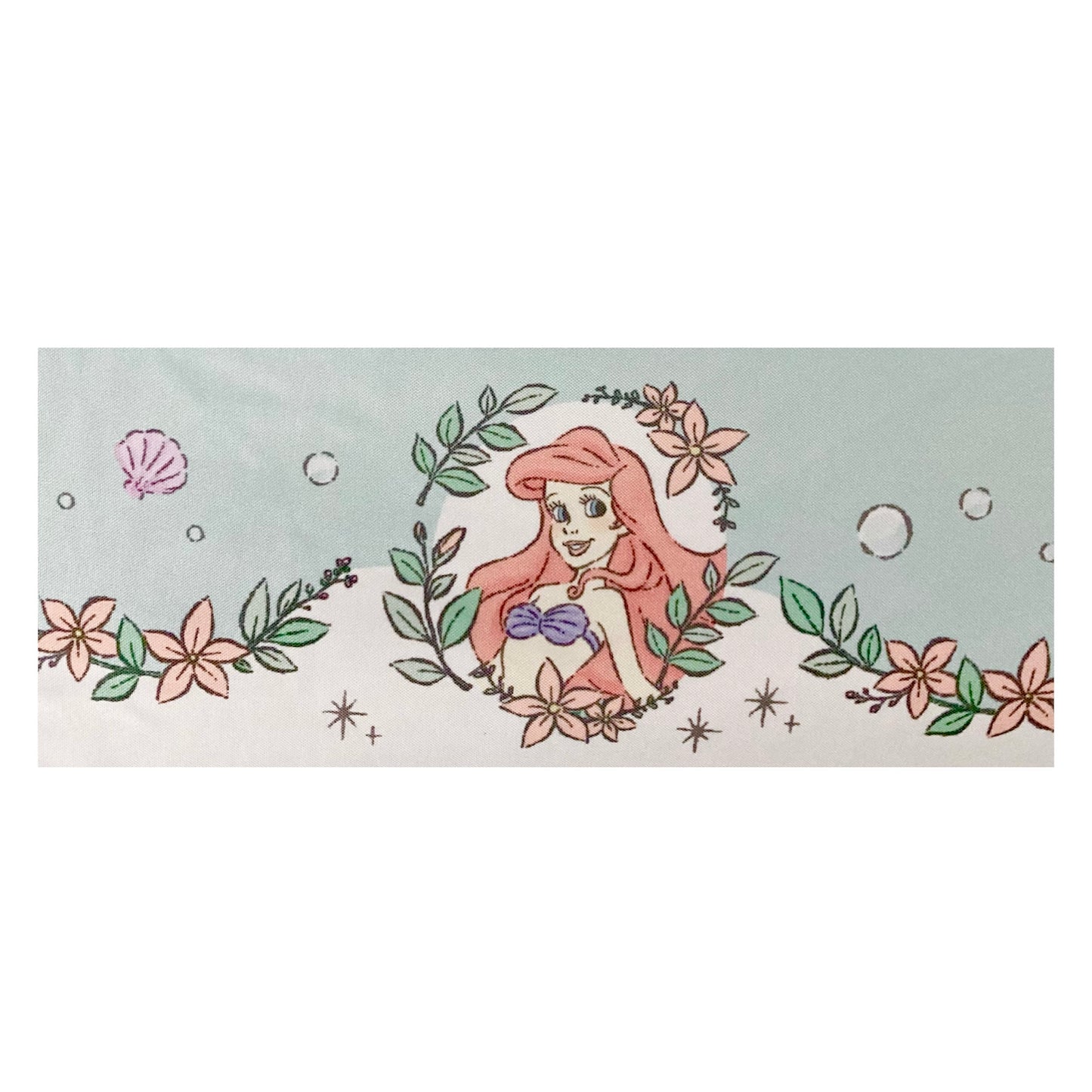 晴雨兼用カラビナ付き 折りたたみ傘　リトル・マーメイド