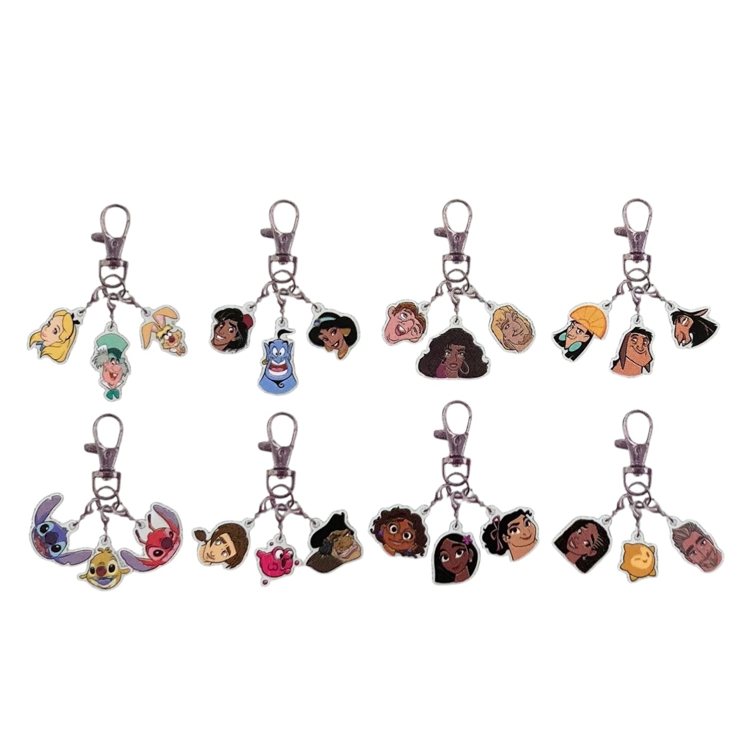 【1BOX 8個入り】トリオアクリルキーホルダー　ディズニーアニメーションシリーズ2