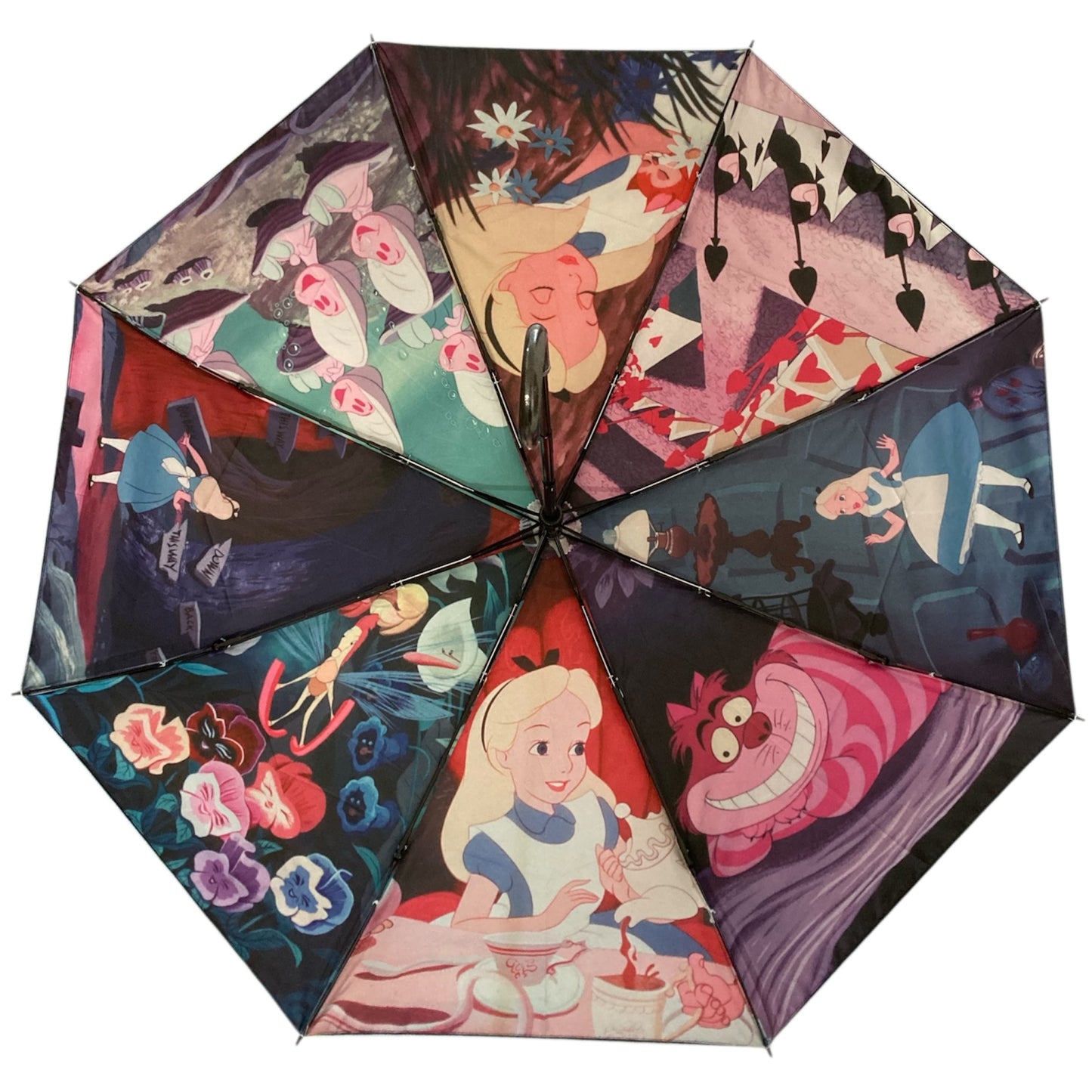 晴雨兼用折りたたみ傘　ファイナルフレーム　ふしぎの国のアリス