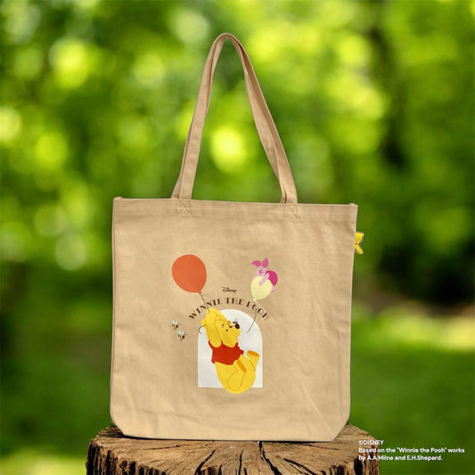 ぴょこっとトートバッグワイド　プー＆ピグレット　くまのプーさん