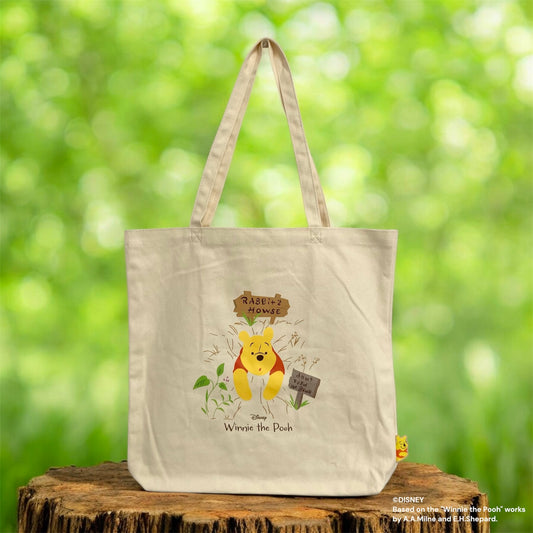 ぴょこっとトートバッグワイド　はちみつ探し　くまのプーさん