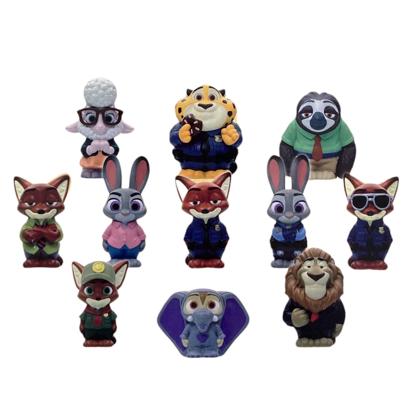 【1BOX 11個入り】ソフビパペットマスコット　ズートピア