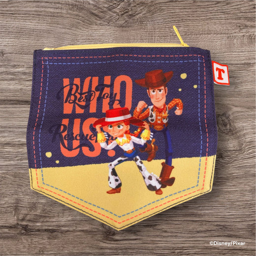 【見えてるブラインド商品】シークレットデニムライクポケットポーチ　ウッディ＆ジェシー
