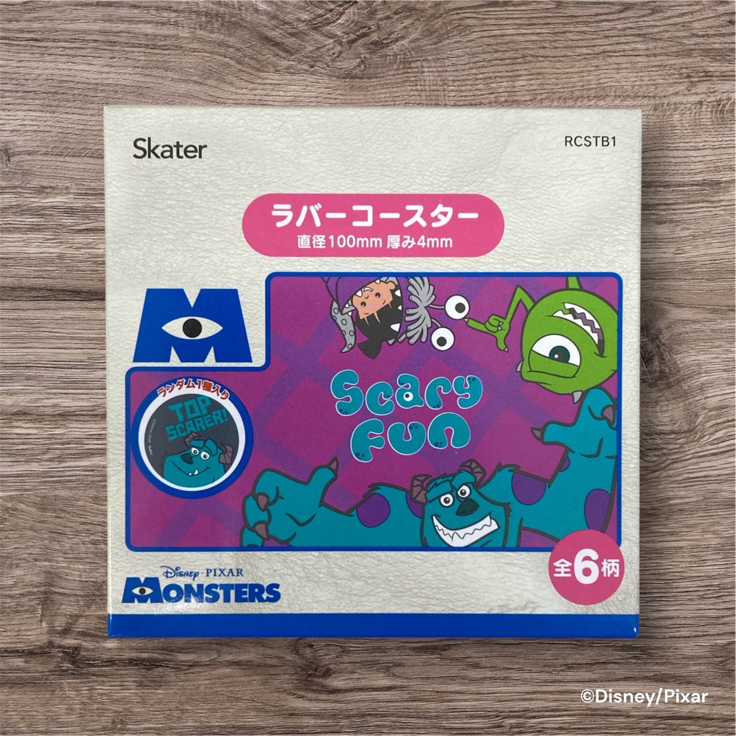 【単品】ラバーコースター　モンスターズ・インク