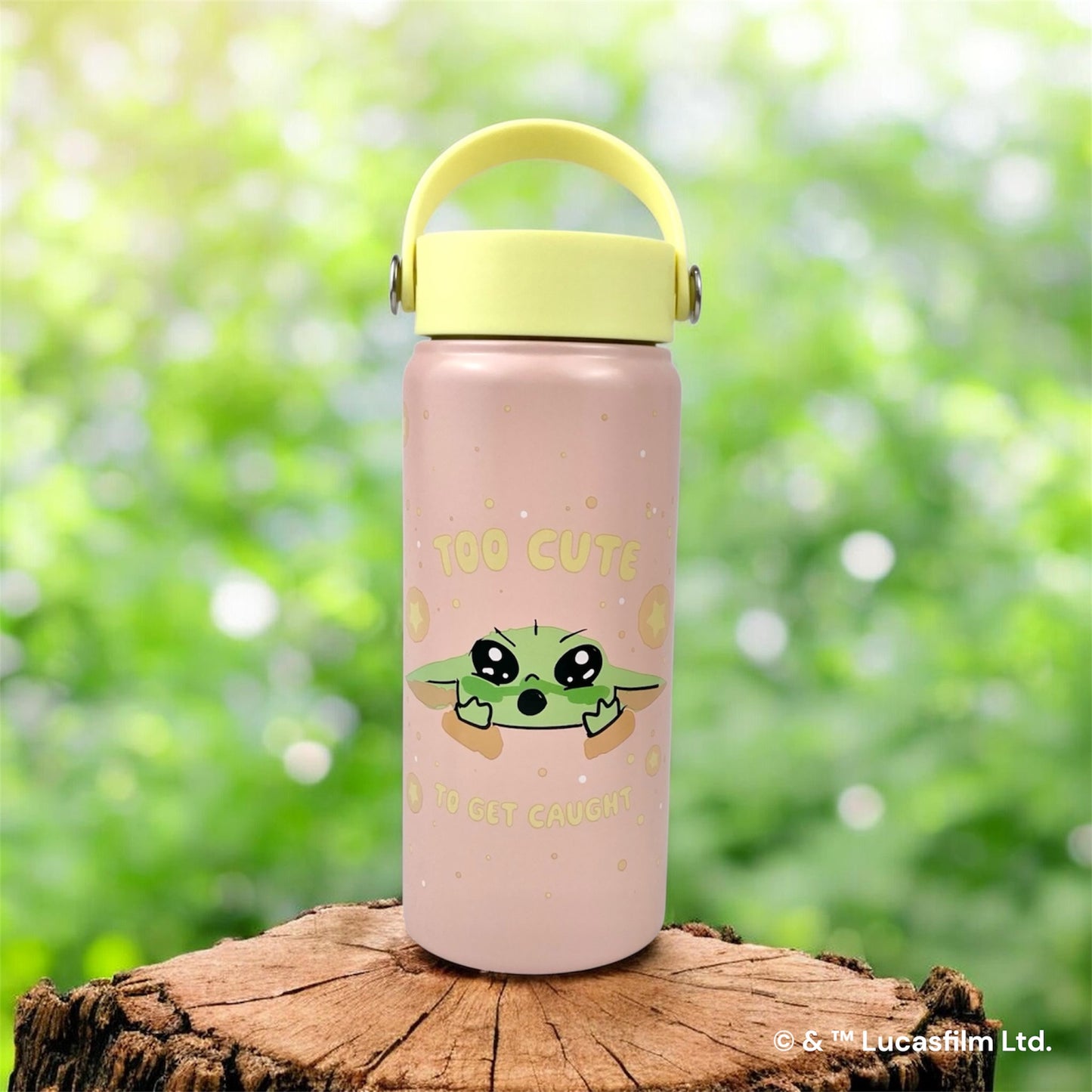 ソフトハンドル付ステンレスマグボトル　480mL　マンダロリアン＆グローグー