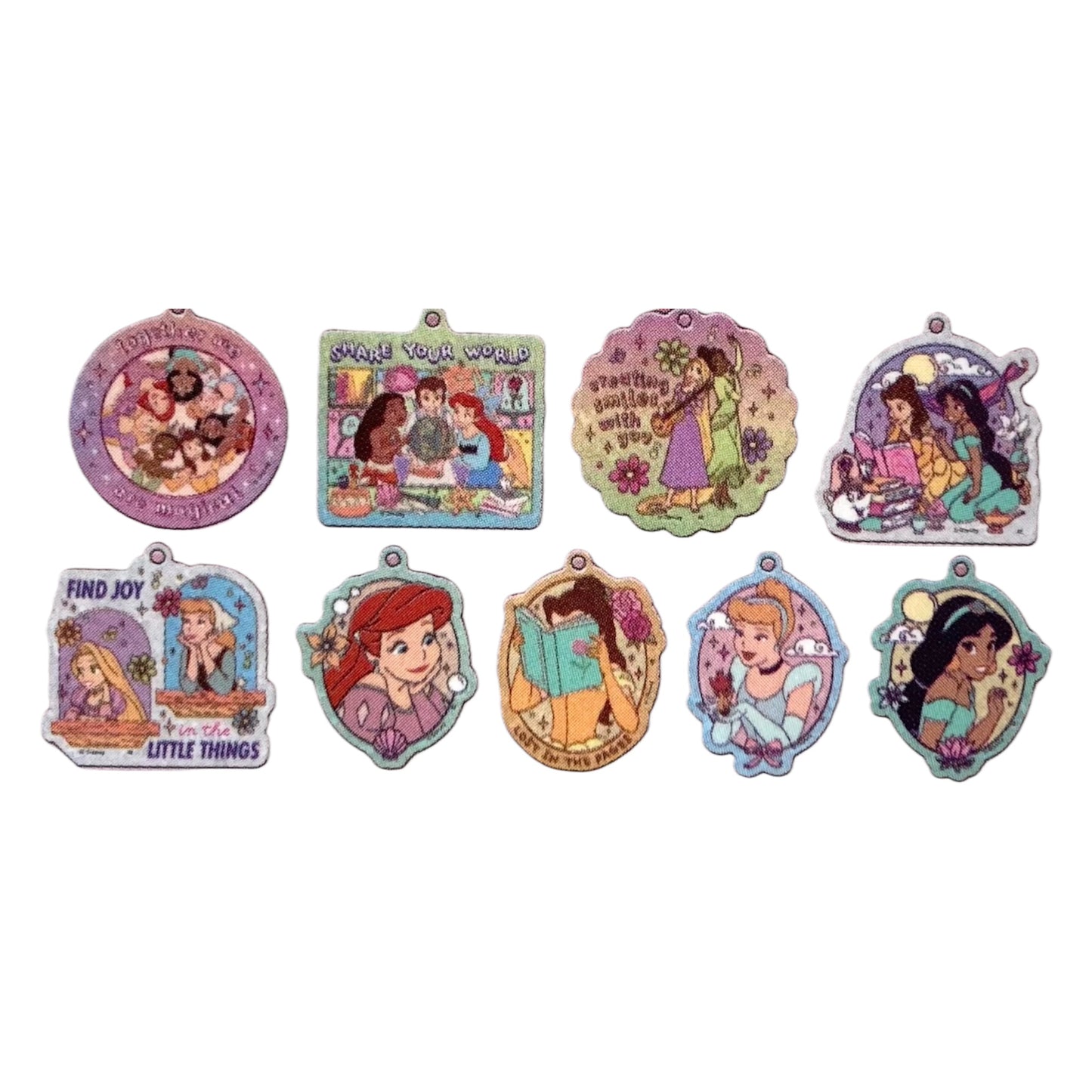 【単品】アクリルキーチェーン　ディズニープリンセス