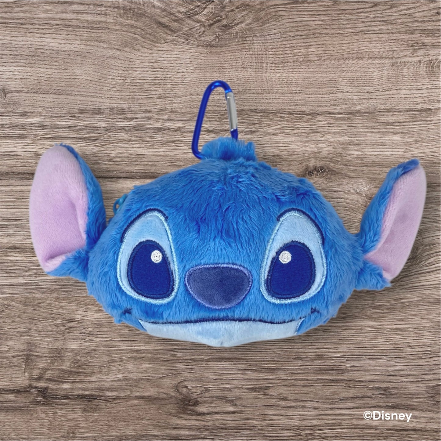 カラビナ付きぬいぐるみファスナーマスコット　スティッチ