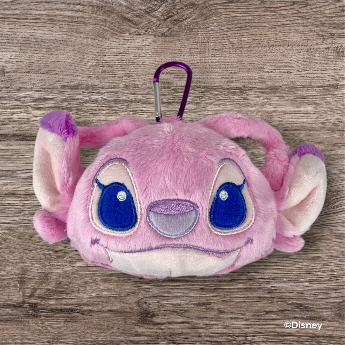 カラビナ付きぬいぐるみファスナーマスコット　エンジェル