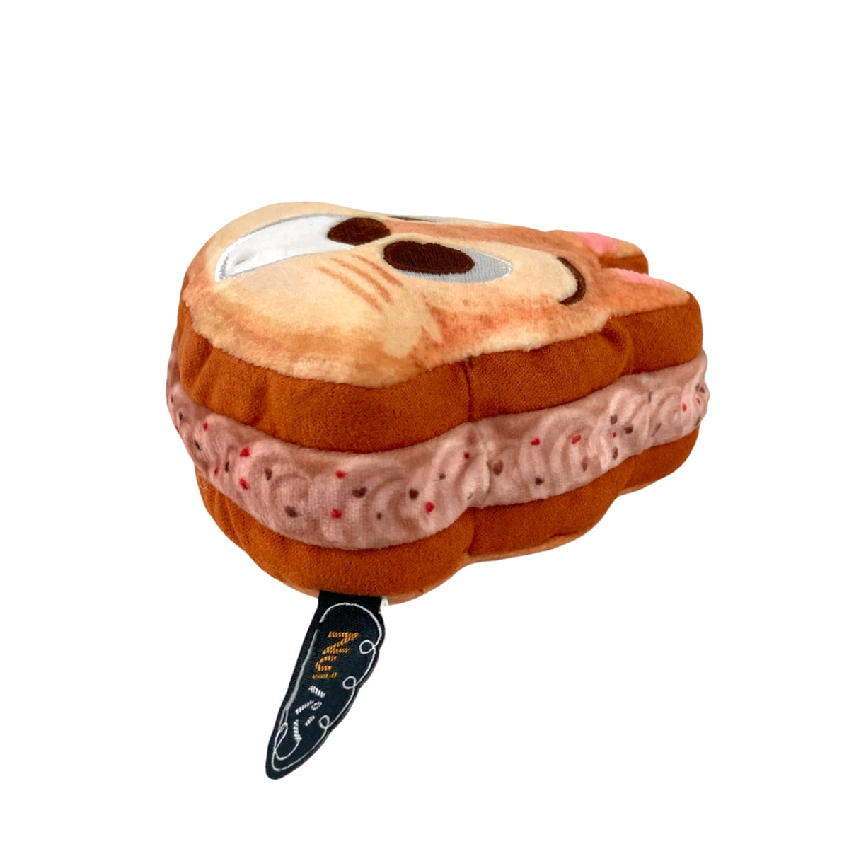 Nuiパン　チェーンストラップマスコット　ピーナッツチョコクリームサンドウィッチ　チップ＆デール