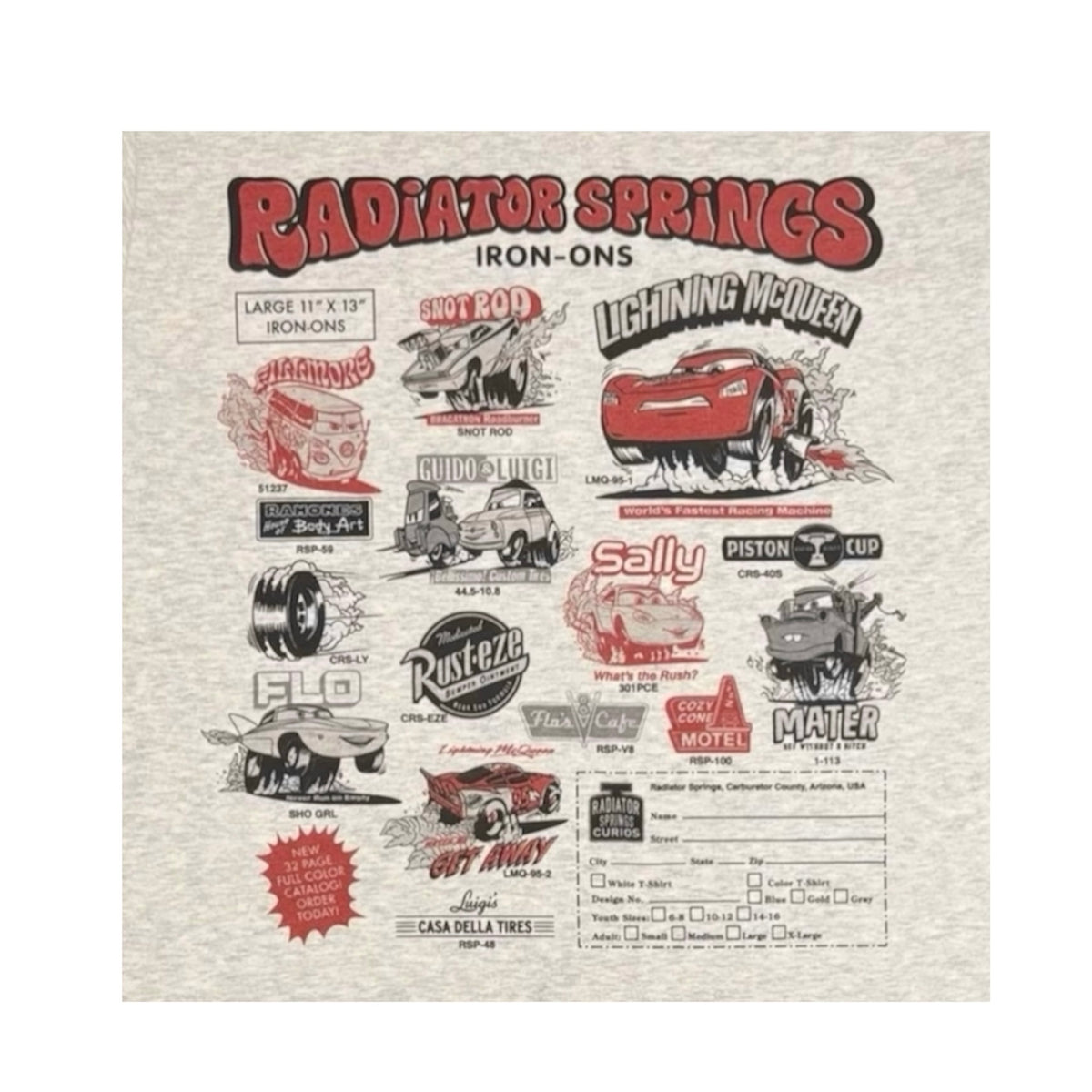 Ｔシャツ　Lサイズ　ラジエーター・スプリングス　カーズ